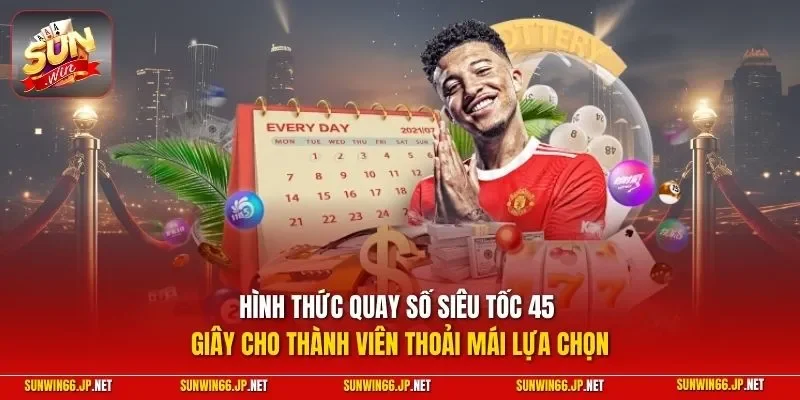Xổ Số Siêu Tốc – Hình Thức Quay Cầu Thu Tiền Lời Lớn 2026 11 Sunwin Hình thức quay số siêu tốc 45 giây cho thành viên thoải mái lựa chọn
